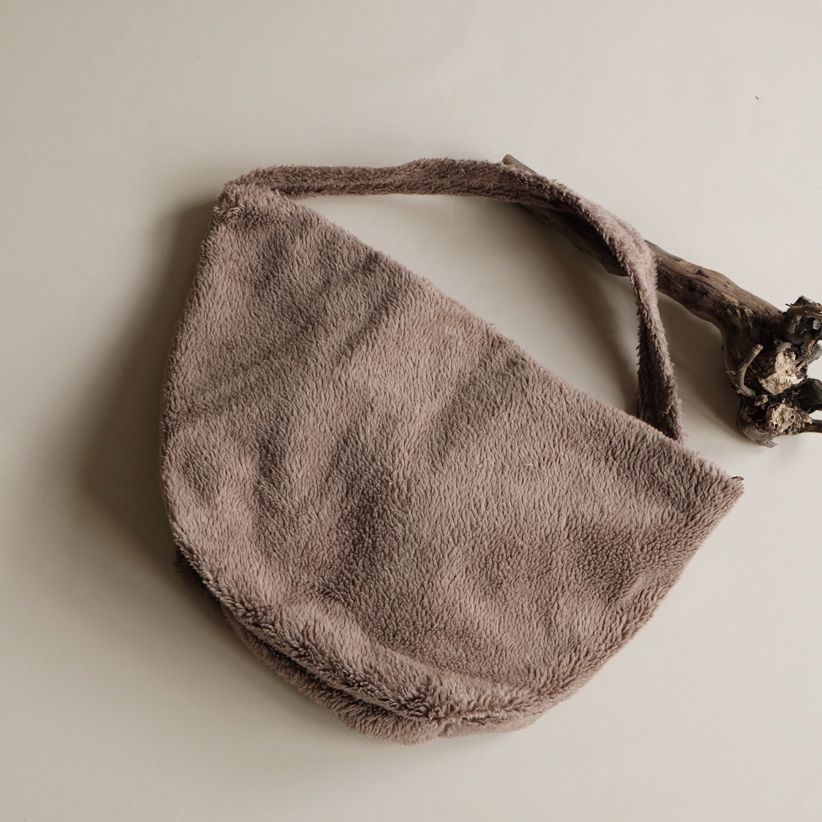 Organic Teddy Mum Bag - Mocha - SALE