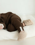 Organic Knit Leggings - Chocolate Brown