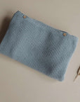 Organic Knit Pulli - MUM - Dusty Blue - SALE - OVERSIZE FIT