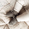 Organic Knit Booties - Khaki - S A L E