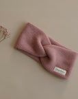 Organic Knit Headband - Dusty Rose