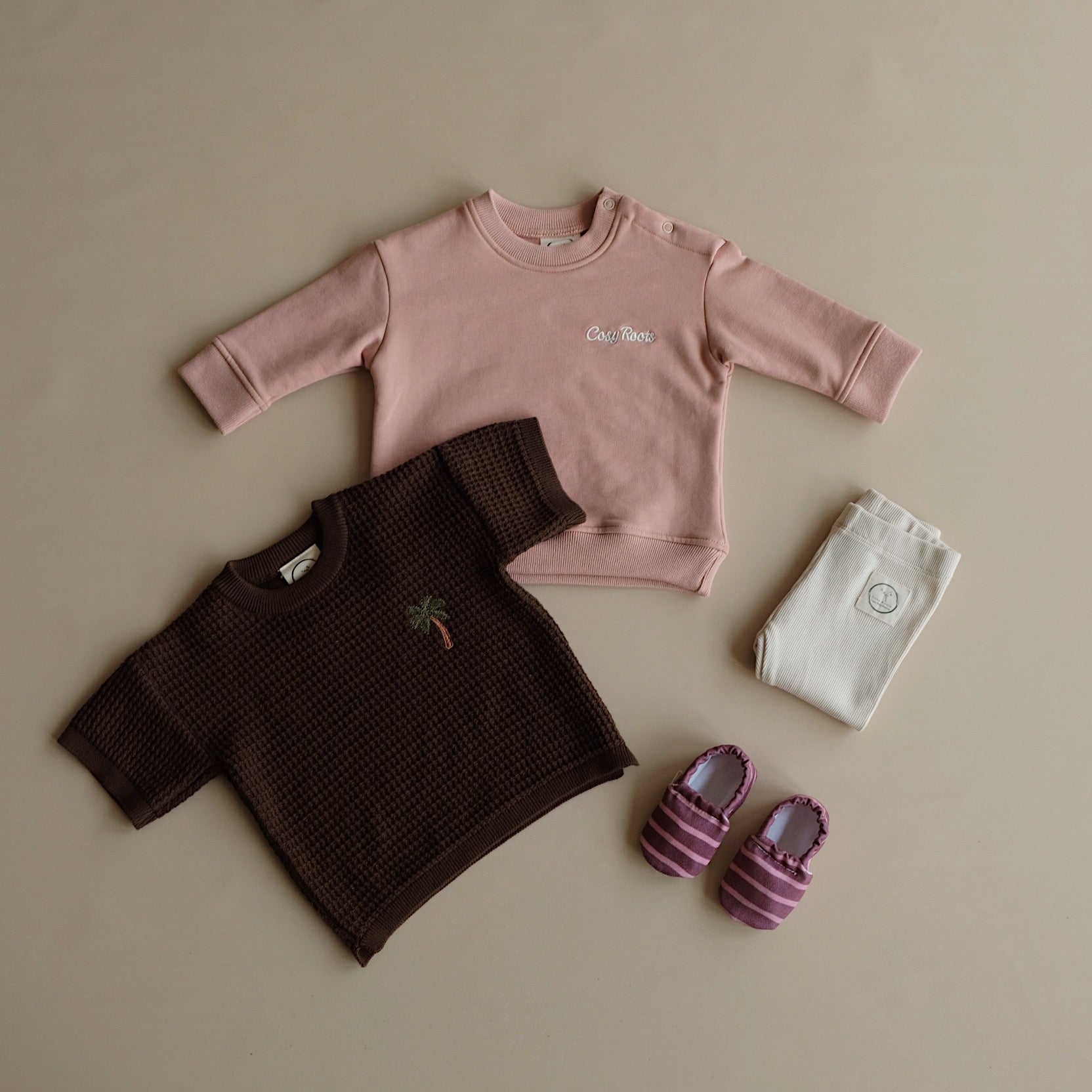 Vegan Shoes - Berry Blush (red/pink striped)