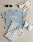 Organic Oversize Shirt - Dusty Blue - SALE