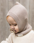 Organic Knit Balaclava - Caramel