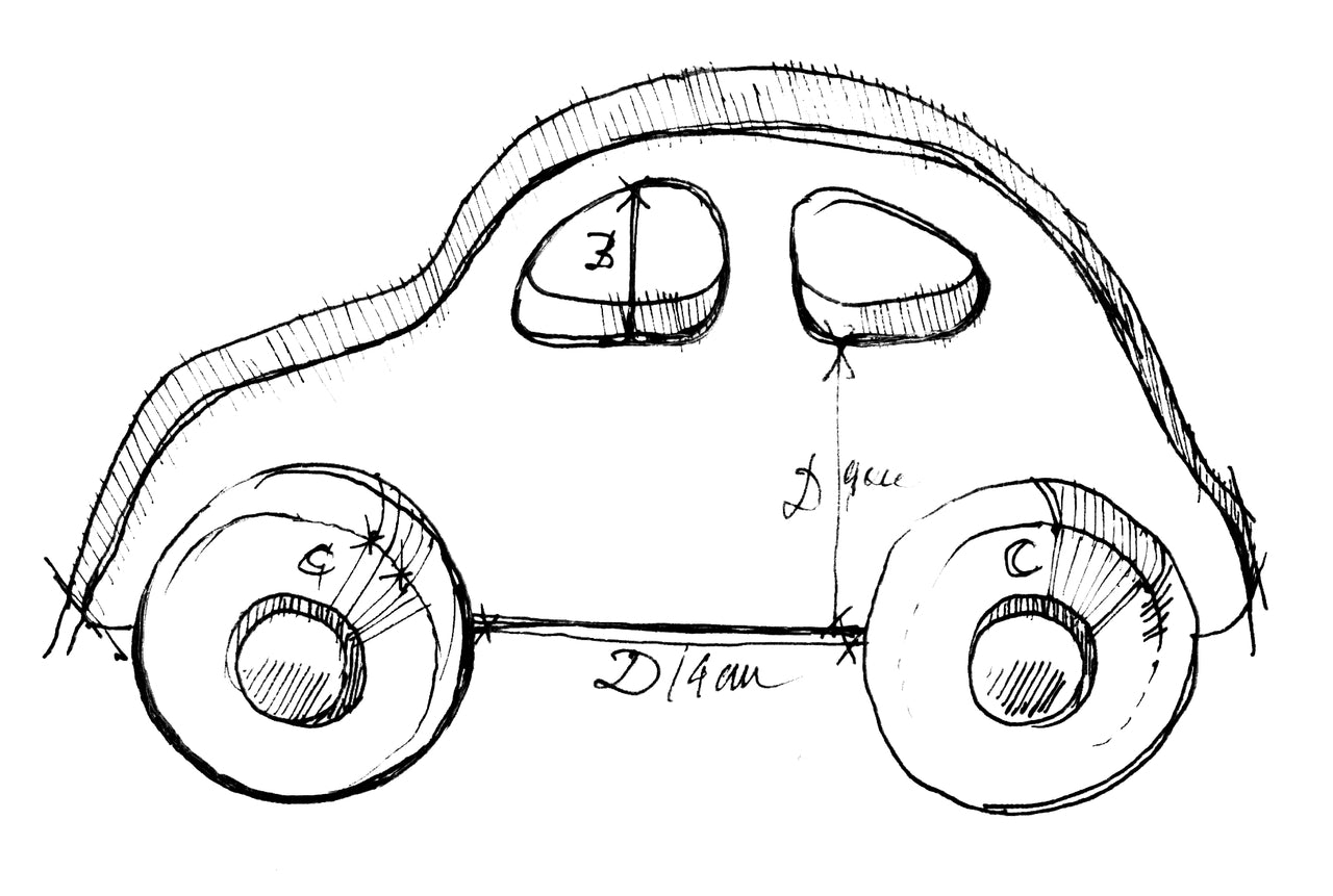 Wooden Toy Car