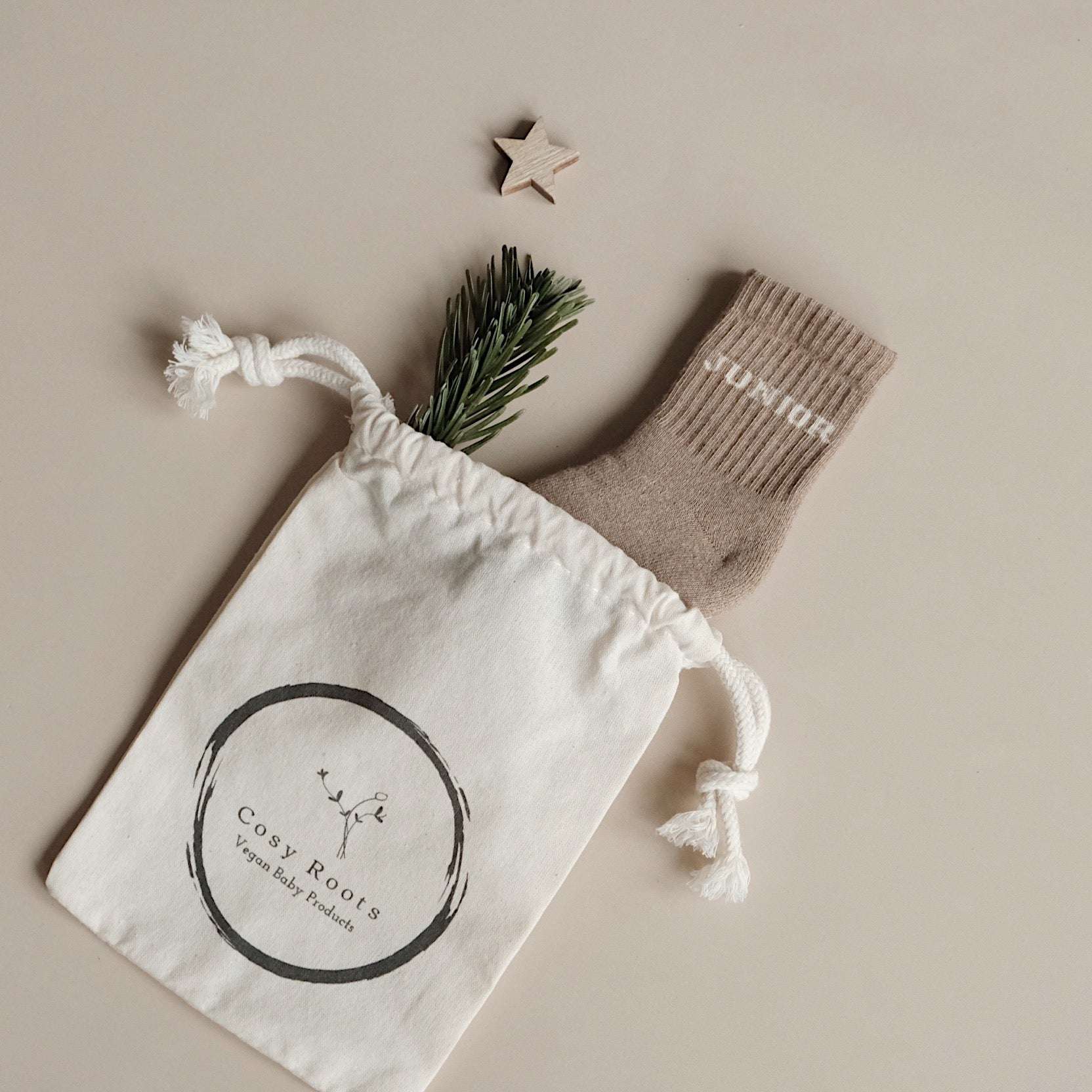 Organic Junior Socks - Oatmilk