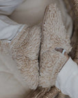 Organic Teddy Shoes - Cream - SALE