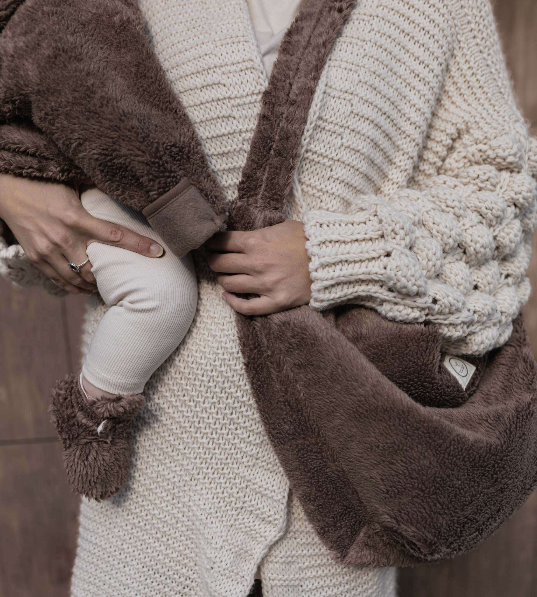 Organic Teddy Jacket - Mocha - SALE