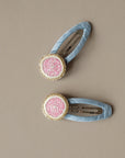 Hair Clips - Little Grapefruits - Pack of 2