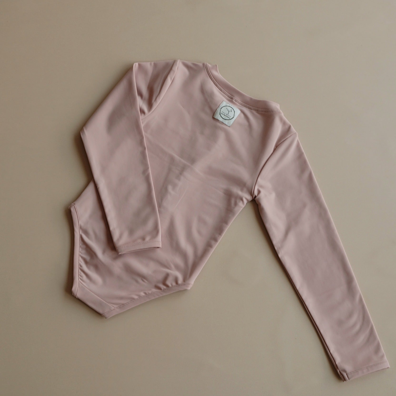 Sustainable UV Longsleeved Bathing Suit - Dusty Rose (UV STANDARD 801)
