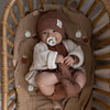 Organic Knit Booties - Walnut - S A L E