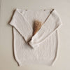 Organic Oversize Knit Sweater - MUM - Sand