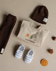 GOTS Organic Family Sweatshirt - Oatmilk - Cosy Winter