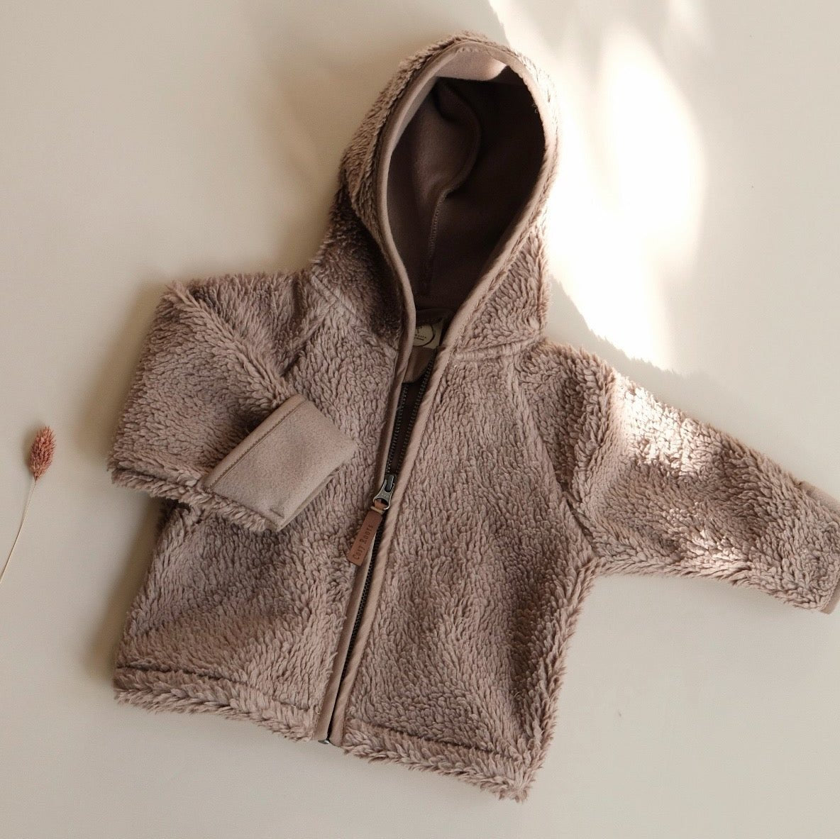 Organic Teddy Jacket - Mocha - SALE