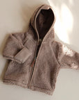 Organic Teddy Jacket - Mocha - SALE