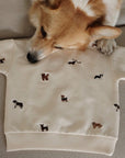 GOTS Organic Family Sweatshirt - Puppy Love