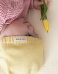 Organic Thin Knit Beanie - Lemon Tonic