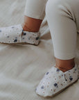 Vegan Shoes - Blue Flowers