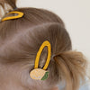 Hair Clips - Pure Lemon - Pack of 2