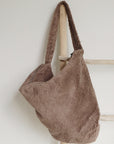 Organic Teddy Mum Bag - Mocha - SALE