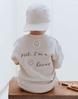 Organic Oversize Shirt - Sand Cookie Lover - SALE