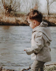 Organic Fleece Jacket - Taupe Melange