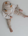 Organic Rib Beanie - Little Orange