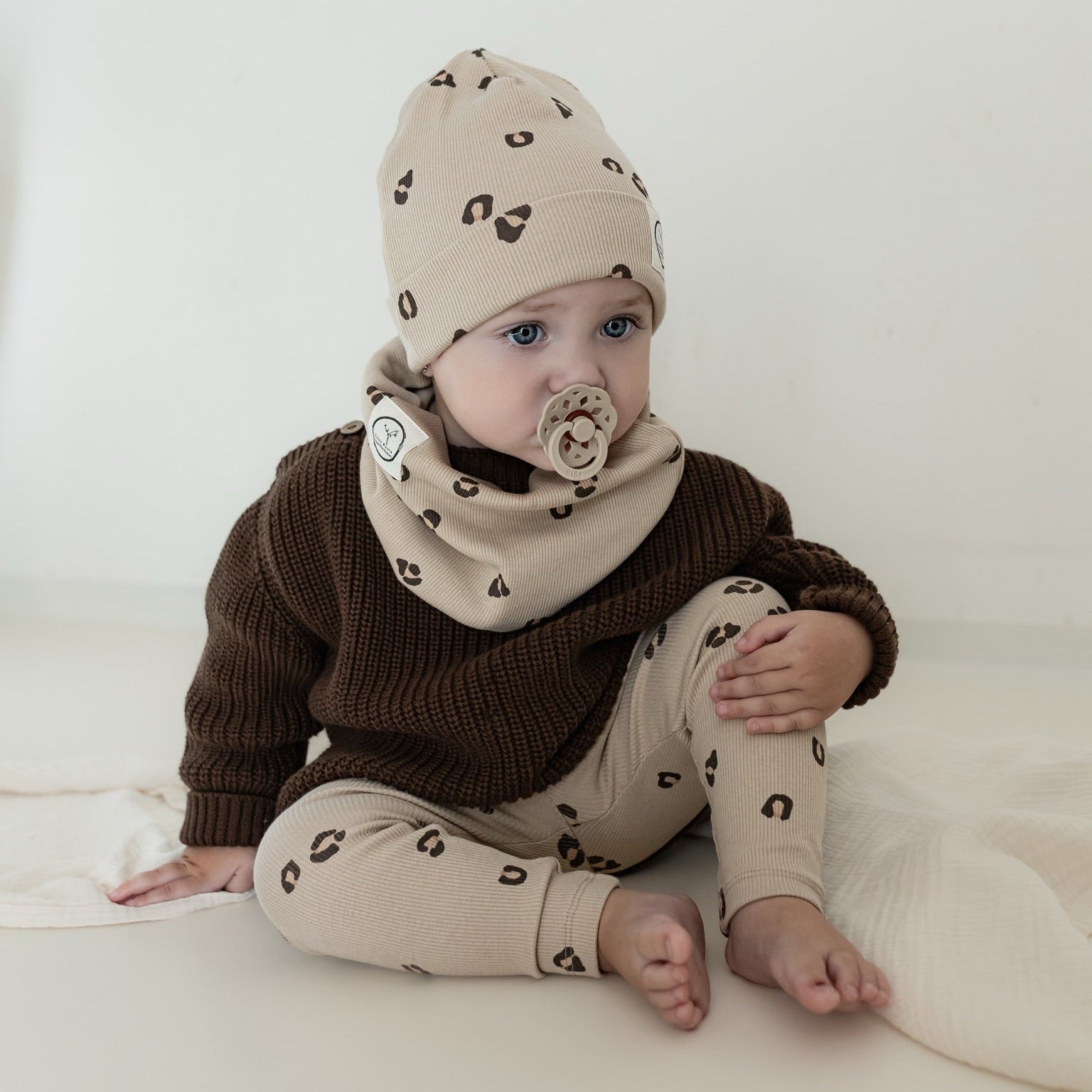 Organic Rib Leggings - Leo