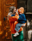 GOTS Organic Mum Knit Pulli - Pumpkin Orange