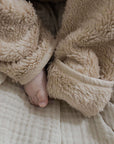Organic Teddy Overall - Cream - SALE