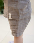 Organic Muslin Shorts - Caramel