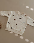 GOTS Organic Family Sweatshirt - Puppy Love