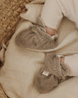 Organic Nicky Booties - Caramel
