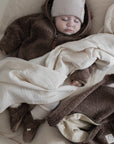 Organic Teddy Mum Bag - Mocha - SALE