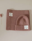 Organic Knit Scarf - Walnut - S A L E
