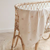 Organic Muslin Swaddle - Wildflowers -120x120cm - SALE