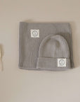 Organic Knit Scarf - Khaki