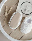 Vegan Shoes - Isii_bla X Cosy Roots - Teddy Shoes - Milk 