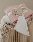Organic Muslin Swaddle - Dusty Rose - 120x120cm - SALE