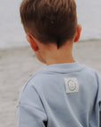 Organic Oversize Shirt - Dusty Blue - SALE