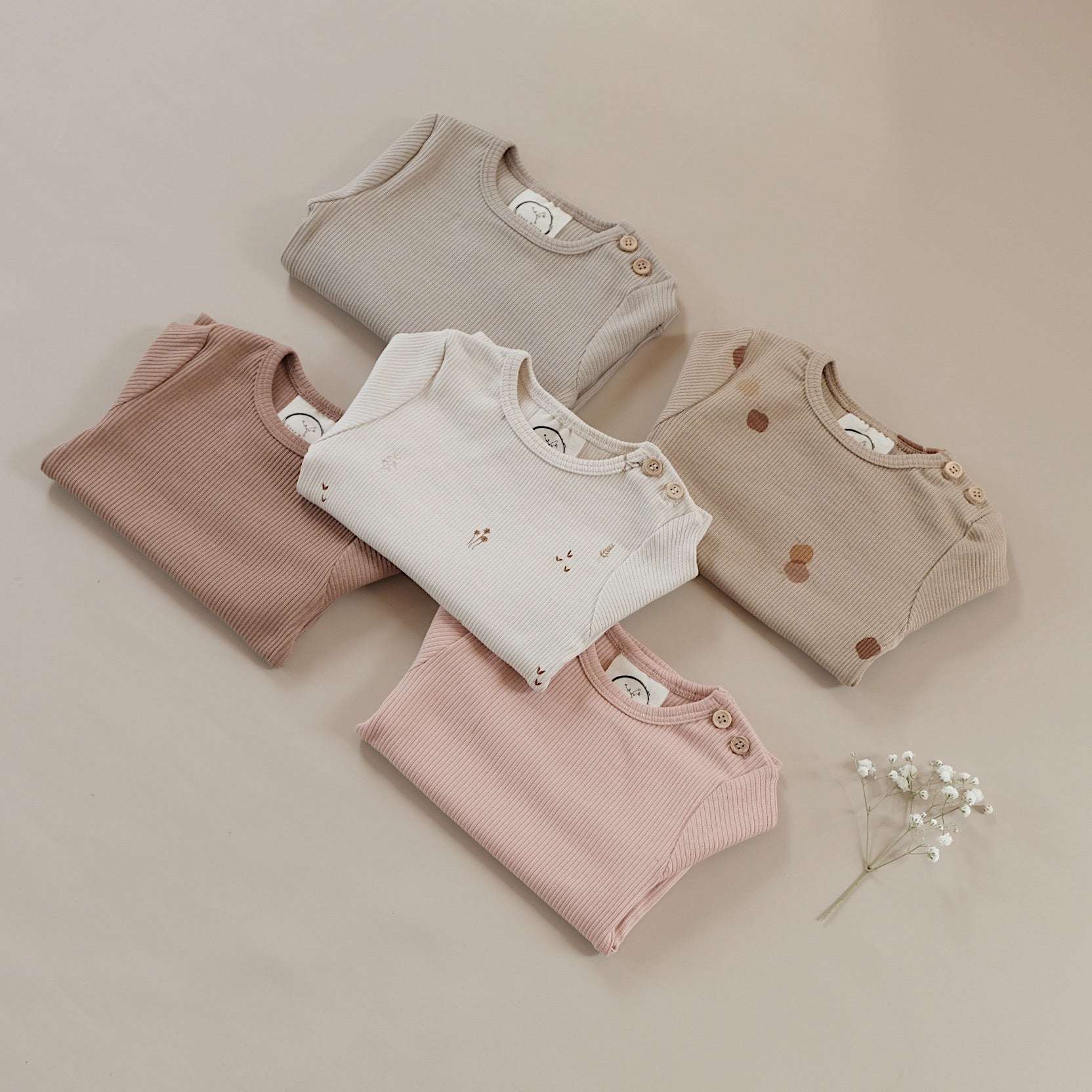 Organic Slim Longsleeve - Walnut - S A L E