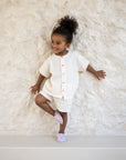 Organic Muslin Shorts - Sand