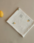 Organic Rib Scarf - Pure Lemon
