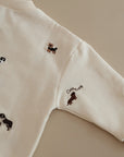 GOTS Organic Family Sweatshirt - Puppy Love