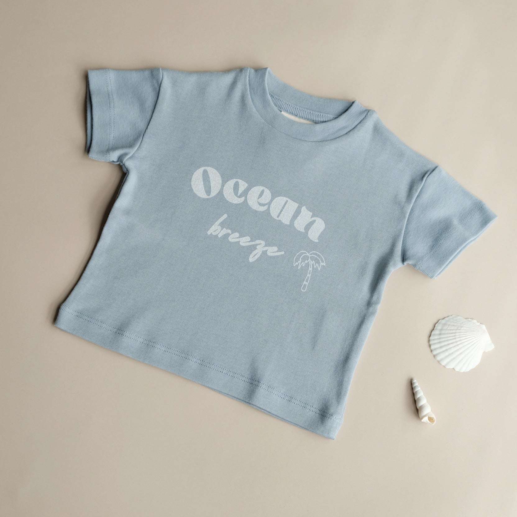 Organic Oversize Shirt - Dusty Blue - SALE