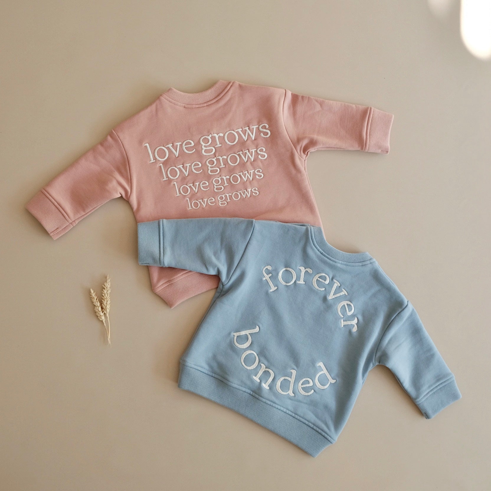 Family Sweatshirt - Dusty Blue - Forever Bonded