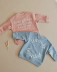 Family Sweatshirt - Dusty Blue - Forever Bonded