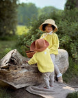 Organic Oversize Knit Pulli - Lemon Tonic