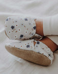 Vegan Shoes - Blue Flowers