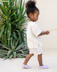 Organic Muslin Shorts - Sand